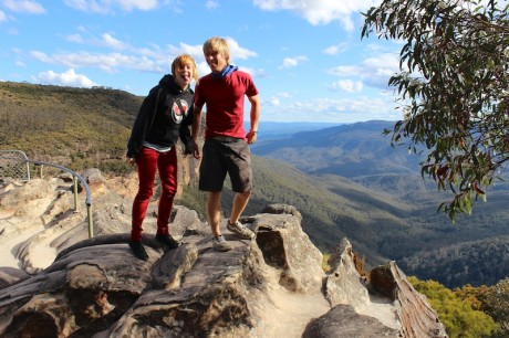 Faxen in den Blue Mountains