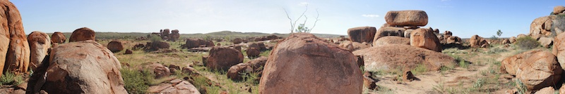 Panorama Devils Marbles