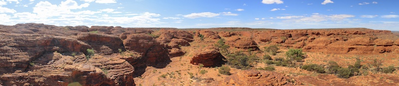 Panorama Kings Canyon Domes