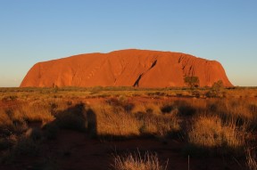 Uluru beim Sonnenuntergang